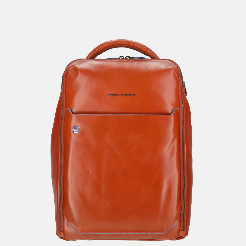 Piquadro Blue Square Laptop Rugzakken oranje en blauw